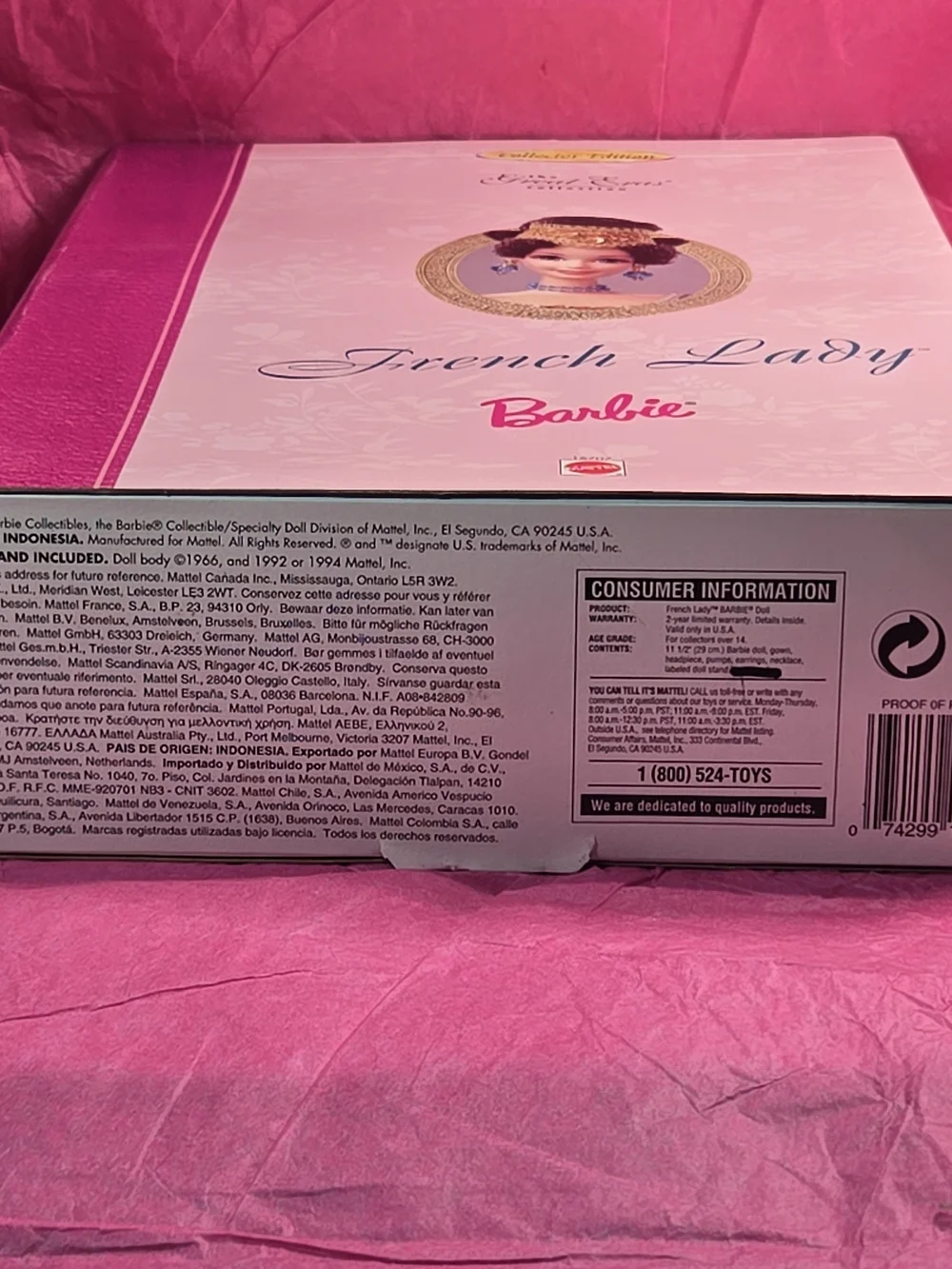 MIB Vintage 1995 Barbie Victorian Lady Great Eras Doll Mattel #14900